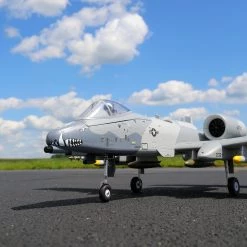 Best Pirce 👏 E-flite A-10 Thunderbolt II Twin 64mm EDF BNF Basic with AS3X and SAFE Select 💯 -Cheap RC Planes Store EFL011500 A18 AXLU8FTP