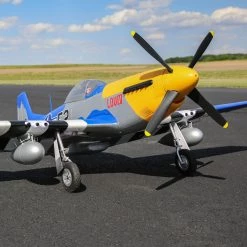 Budget 🌟 E-flite P-51D Mustang 1.5m BNF Basic Combo 💯 -Cheap RC Planes Store EFL01250C A14 MJAW50MM