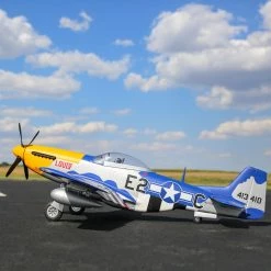 Budget 🌟 E-flite P-51D Mustang 1.5m BNF Basic Combo 💯 -Cheap RC Planes Store EFL01250C A17 MJAW50MM