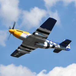 Budget 🌟 E-flite P-51D Mustang 1.5m BNF Basic Combo 💯 -Cheap RC Planes Store EFL01250C A19 MJAW50MM