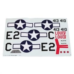 Cheap 🤩 E-flite Decal Sheet: P-51D 1.5m Mustang 👍