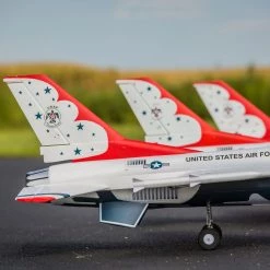 Discount ⌛ E-flite F-16 Thunderbirds 70mm EDF Jet BNF Basic with AS3X and SAFE Select 🔥 -Cheap RC Planes Store EFL78500 A18 E6GDKLF5