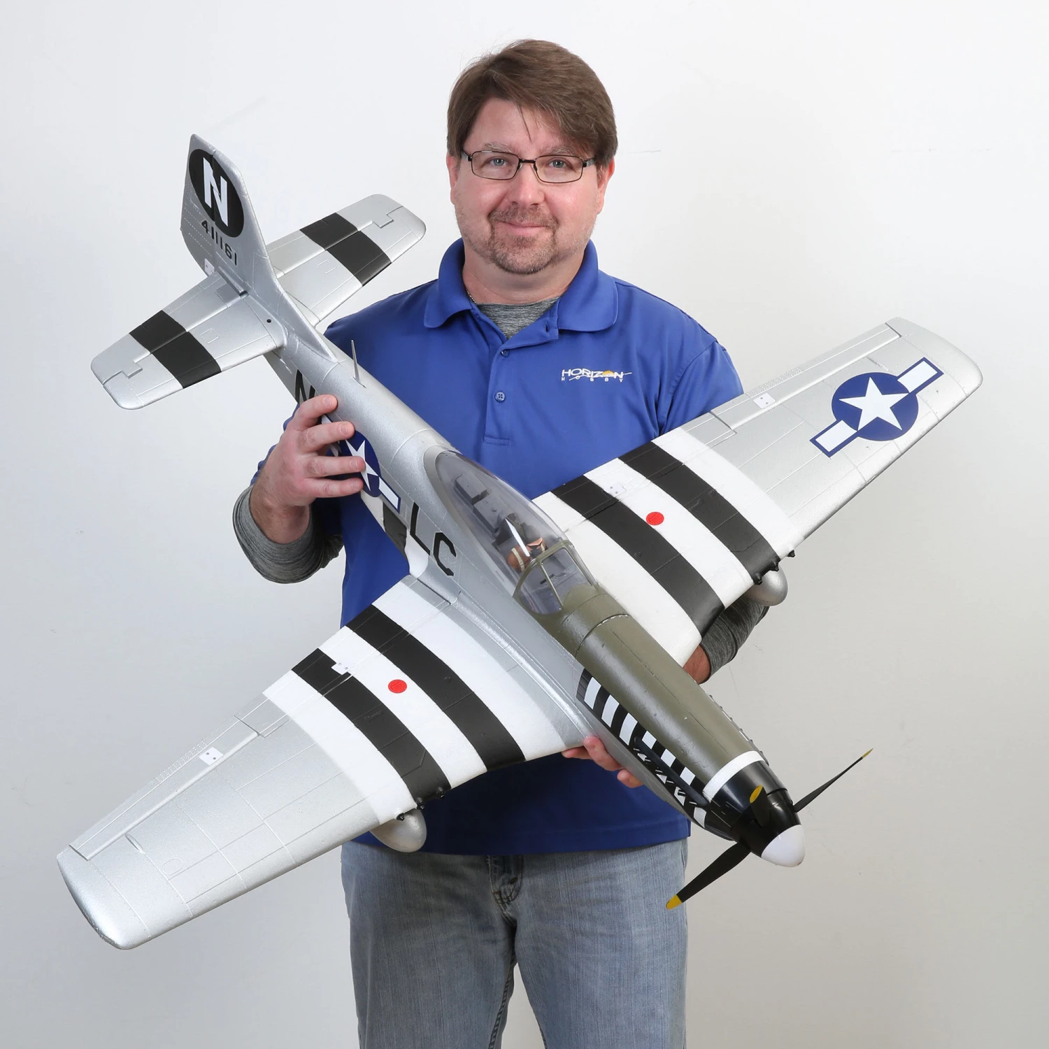 New ❤️ E-flite P-51D Mustang 1.2m BNF Basic with AS3X and SAFE Select 🤩 3 New ❤️ E-flite P-51D Mustang 1.2m BNF Basic with AS3X and SAFE Select 🤩 - Image 3