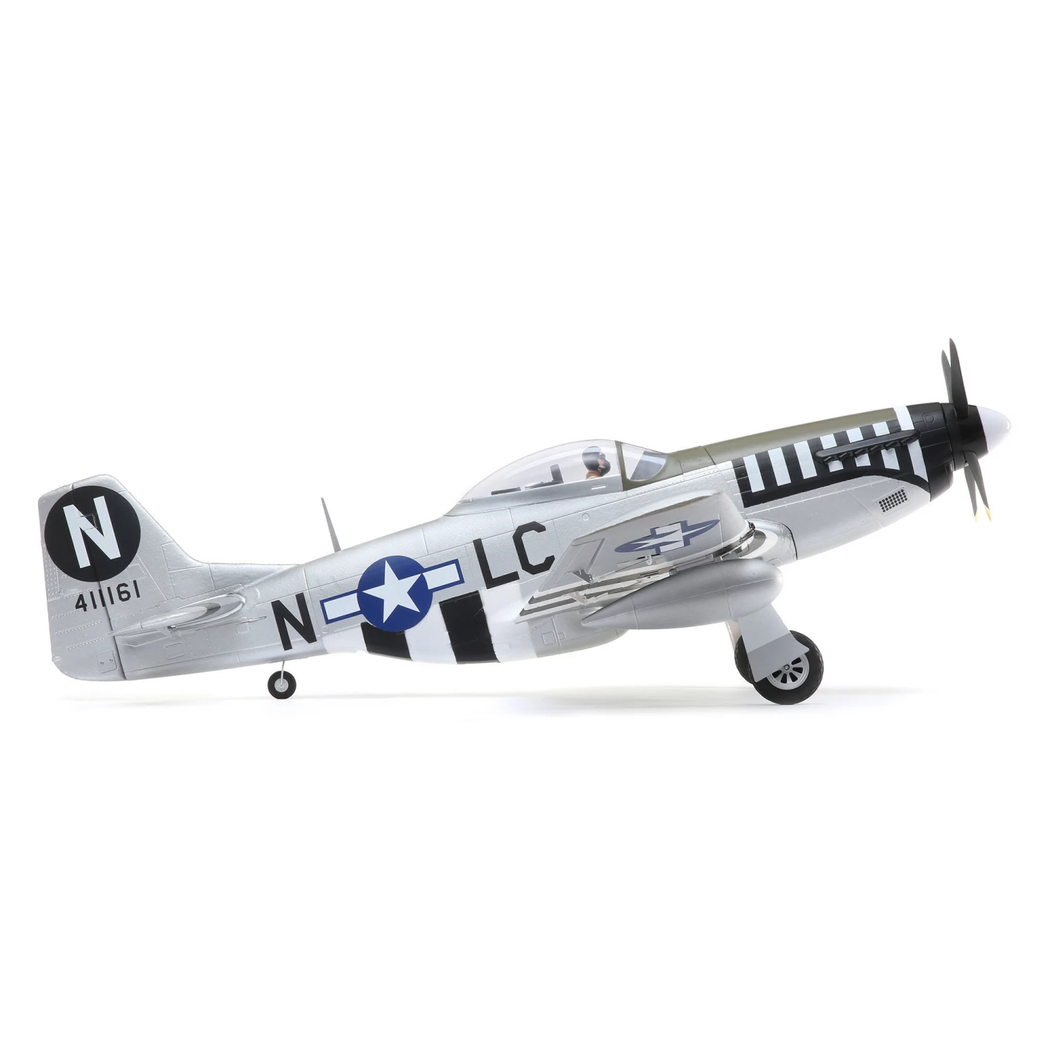 New ❤️ E-flite P-51D Mustang 1.2m BNF Basic with AS3X and SAFE Select 🤩 5 New ❤️ E-flite P-51D Mustang 1.2m BNF Basic with AS3X and SAFE Select 🤩 - Image 5