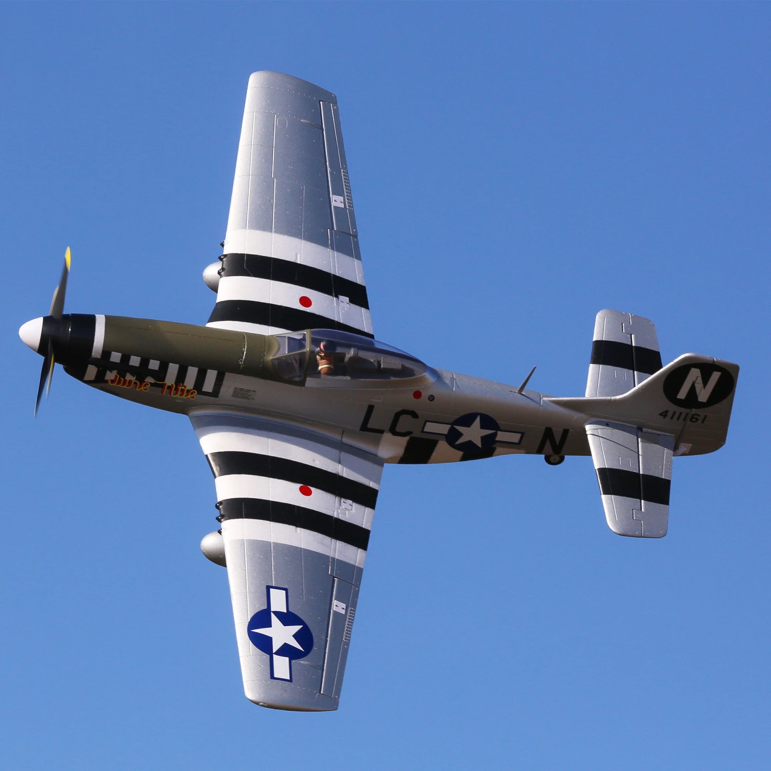 New ❤️ E-flite P-51D Mustang 1.2m BNF Basic with AS3X and SAFE Select 🤩 12 New ❤️ E-flite P-51D Mustang 1.2m BNF Basic with AS3X and SAFE Select 🤩 - Image 12