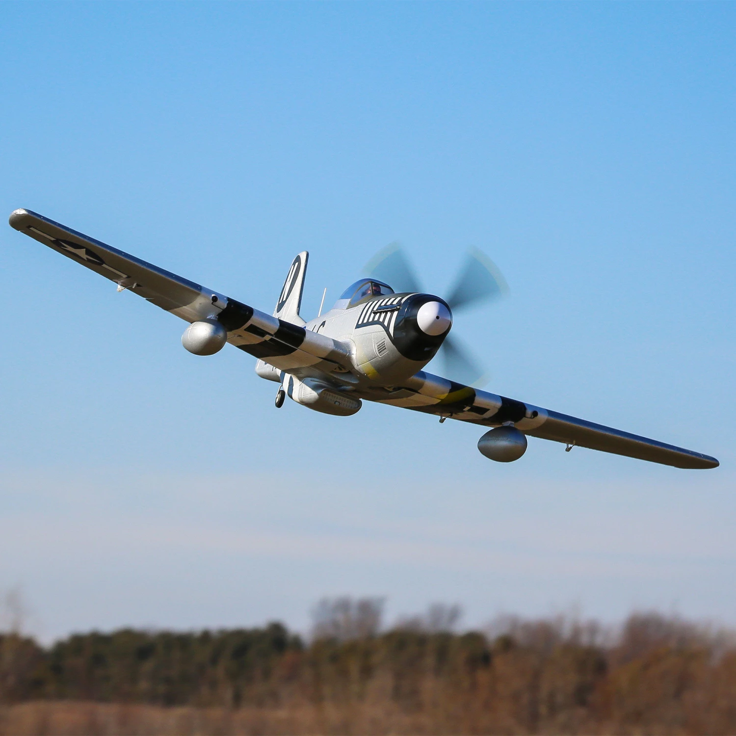 New ❤️ E-flite P-51D Mustang 1.2m BNF Basic with AS3X and SAFE Select 🤩 14 New ❤️ E-flite P-51D Mustang 1.2m BNF Basic with AS3X and SAFE Select 🤩 - Image 14