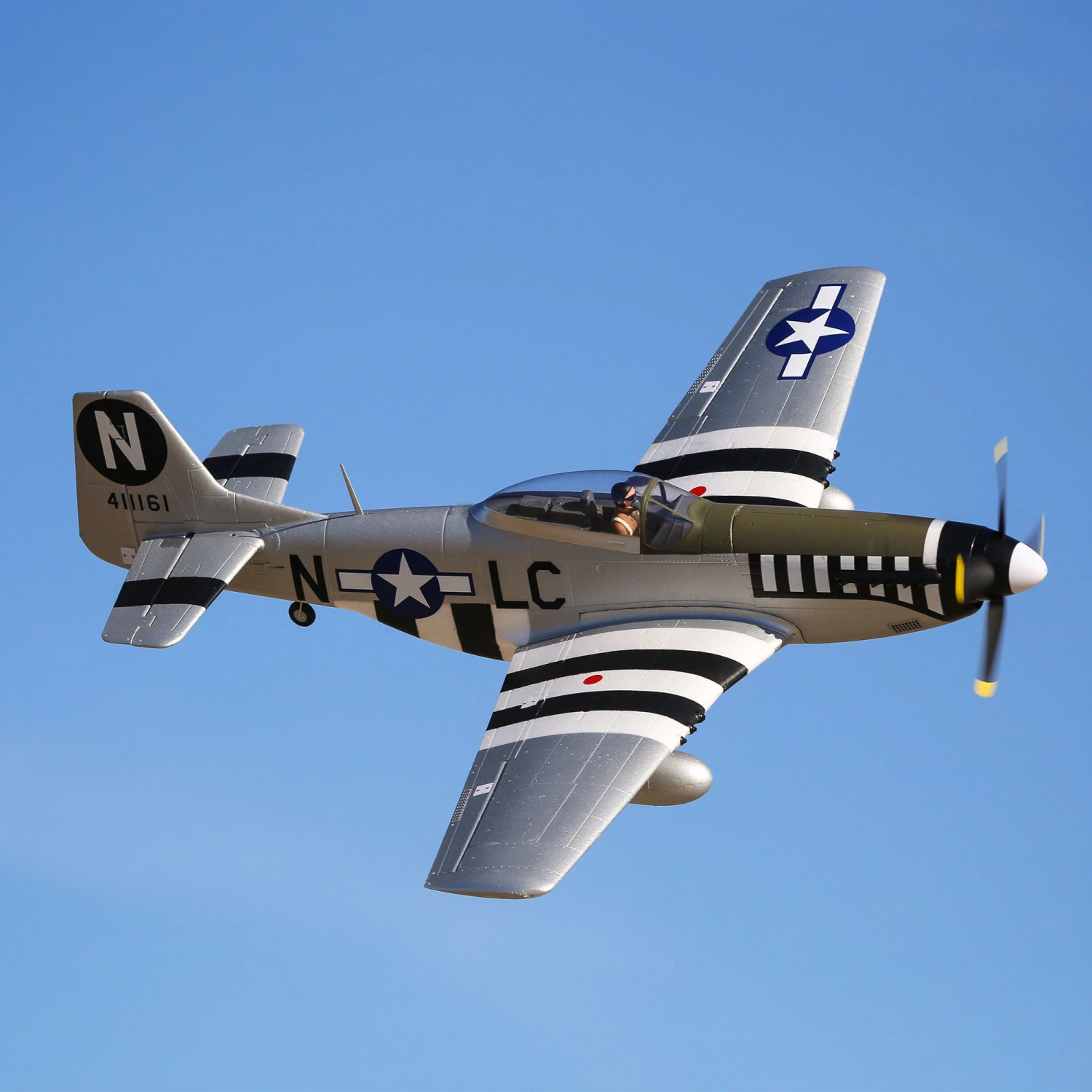 New ❤️ E-flite P-51D Mustang 1.2m BNF Basic with AS3X and SAFE Select 🤩 17 New ❤️ E-flite P-51D Mustang 1.2m BNF Basic with AS3X and SAFE Select 🤩 - Image 17