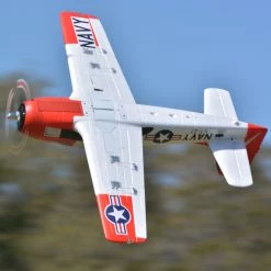 Outlet ⭐ FMS T-28D PNP 1400mm V4 with Reflex, Red 👍 -Cheap RC Planes Store FMM083PREDX A04 K5SAJVQ1
