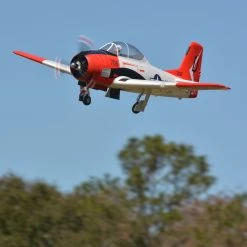 Outlet ⭐ FMS T-28D PNP 1400mm V4 with Reflex, Red 👍 -Cheap RC Planes Store FMM083PREDX A06 K5SAJVQ1