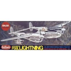 Flash Sale 🔥 Guillow Lockheed P38 Lightning Kit, 40" 🎁