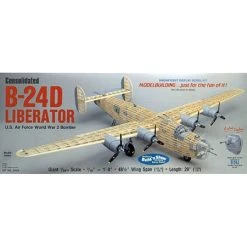Discount 💯 Guillow Consolidated B-24D Liberator, 48.5" 🛒