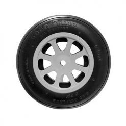 Coupon 💯 Hangar 9 Robart 5" Aluminum Wheel & Tire, White (1): F4U-1D Corsair 60cc ✔️