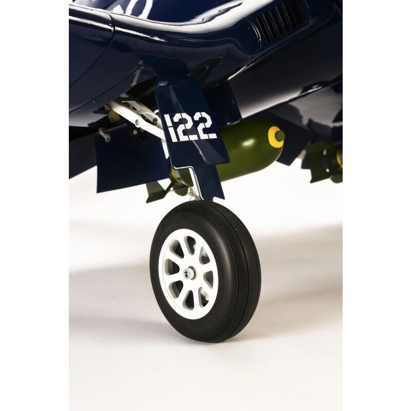 Coupon 💯 Hangar 9 Robart 5" Aluminum Wheel & Tire, White (1): F4U-1D Corsair 60cc ✔️ 2 Coupon 💯 Hangar 9 Robart 5" Aluminum Wheel & Tire, White (1): F4U-1D Corsair 60cc ✔️ - Image 2
