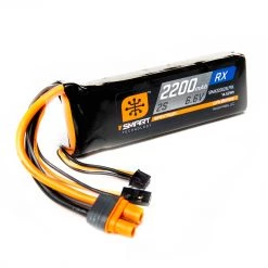 Deals 👏 Spektrum 6.6V 2200mAh 2S 15C Smart LiFe Receiver Battery: Universal Receiver, IC3 👍