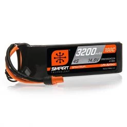 Buy 😍 Spektrum 14.8V 3200mAh 4S 100C Smart LiPo Battery: IC3 💯