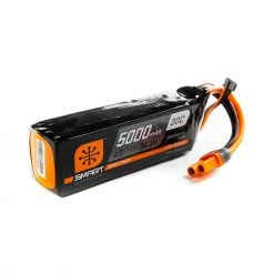 Deals 👍 Spektrum 14.8V 5000mAh 4S 30C Smart LiPo Battery: IC5 ⭐
